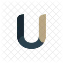 Letter U Font Alphabet Icon