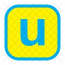 Letter u  Icon