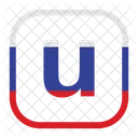 Letter u  Icon