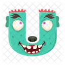 Funny U Monster Icon