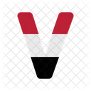 Letter V  Icon