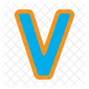 Letter V  Icon