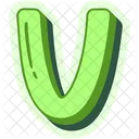 Letter V Alphabet Alphabetical Icon