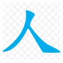 Chinese Letter Flatt Icon