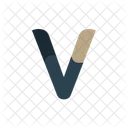 Letter V Font Alphabet Icon