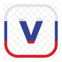 Letter v  Icon