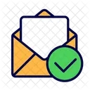 Letter Checkmark Accept Icon