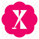 Letter X Icon