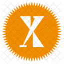 Letter X Icon