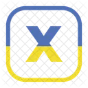 Letter x  Icon