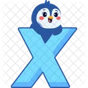 X Alphabet Letter Icon