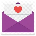 Lettera Damore Messaggio Damore Busta Icon