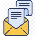 Lettera Di Lavoro E Mail Lavoro Icon