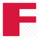 Lettera f  Icon