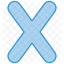 Lettera X Alfabeto Lettera Icon