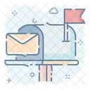 Letterbox Postbox Letter Hole Icon