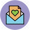 Lettre Amour Enveloppe Icon