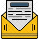 Lettre Document Message Icône