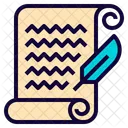 Lettre Plume Stylo Icon