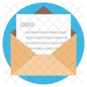 Lettre Document Courrier Icône