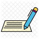 Lettre Document Stylo Icon