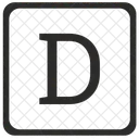 Lettre d  Icône