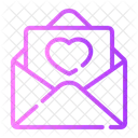 Lettre Damour Coeur Amour Icon