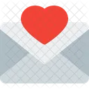 Amour Lettre Smiley Icône