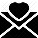 Amour Lettre Emoji Icône