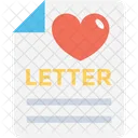 Amour Lettre Courrier Icône