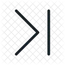 Letzte Seite Symbol