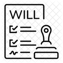 Testament Testament Dokument Symbol