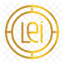 Leu Romania Currency Icon