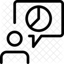 Personen Und Kreisdiagramm Benutzeranalyse Kreisdiagramm Symbol