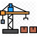 Levantador De Conteineres Levantador De Peso Polia De Guindaste Ícone