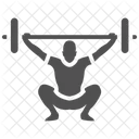 Levantamento De Peso Fisiculturista Academia Ícone