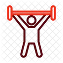 Levantamento De Peso Fitness Academia Ícone