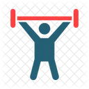Levantamento De Peso Fitness Academia Ícone