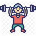 Levantamento De Peso Musculacao Academia Icon