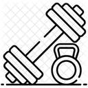 Levantamento De Peso Halteres Levantamento De Peso Ícone