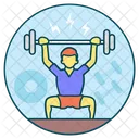 Ejercicio Musculo Fuerte Culturismo Icon