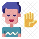 Levantar La Mano Manos Gesto Icon