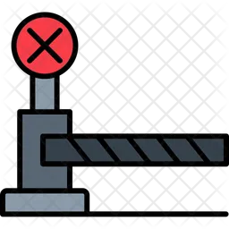 Level crossing  Icon