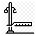 Level Crossing Railway Track Icon
