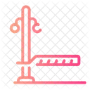 Level Crossing Railway Track Icon