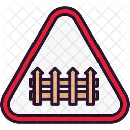 Level Crossing  Icon