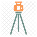 Level Tripod Laser Level Construction Icon