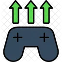 Level Up Game Sign Icon