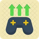 Level Up Game Sign Icon