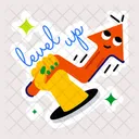 Level Up Rise Growth Arrow Icon